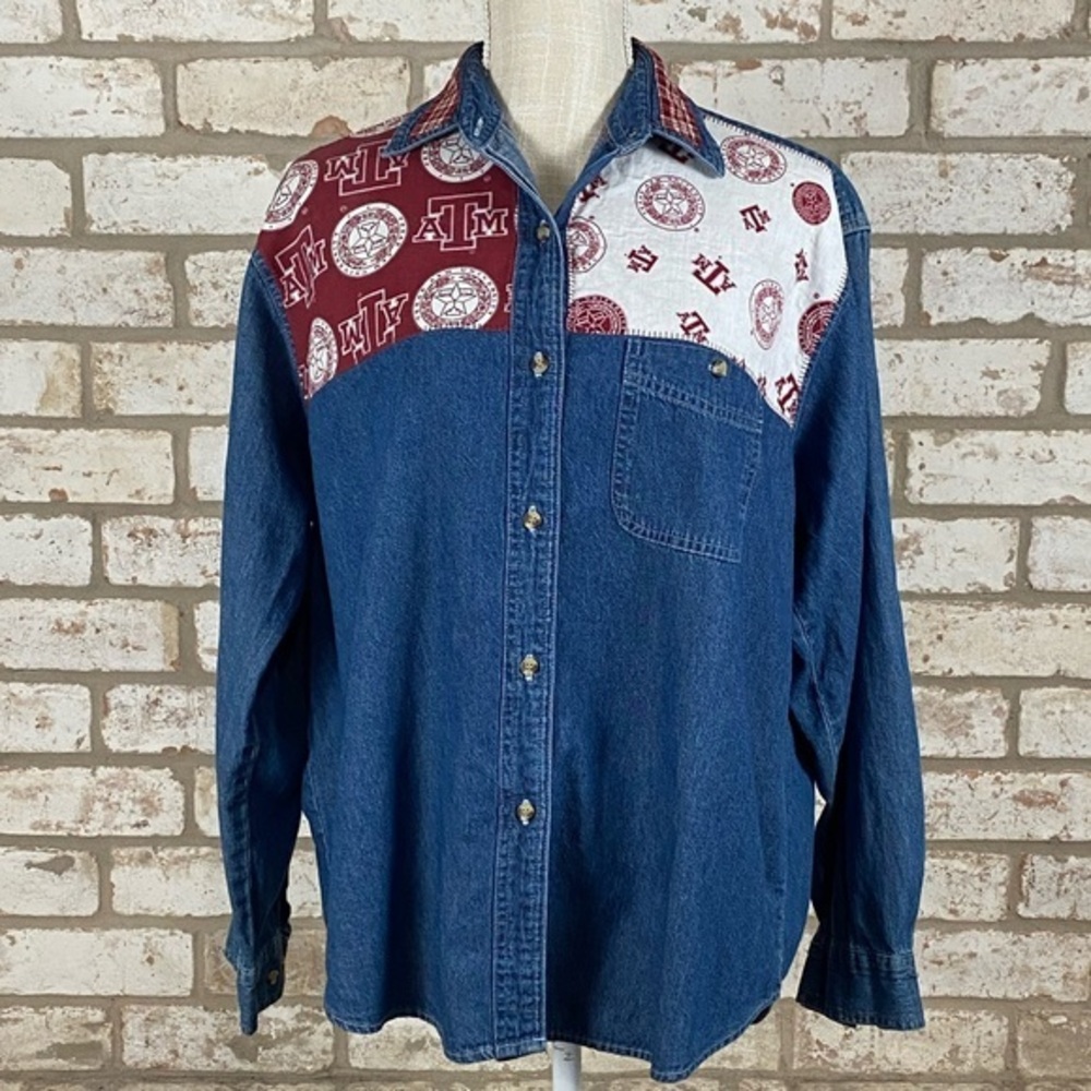 Texas A&M Denim Shirt